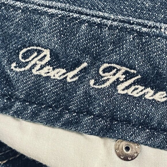 American Eagle Jeans Women 10 Real Flare 33 30 Cotton - Picture 5 of 6